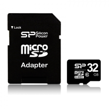 Silicon Power 32GB microSDHC Class 10 +adapterrel memóriakártya
