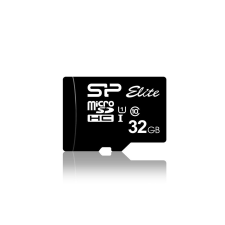 Silicon Power 32GB microSDHC Elite Class 10 UHS-I U1 + adapterrel memóriakártya