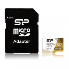 Silicon Power 512GB microSDXC Superior Pro UHS-1 U3 V30 A1 Colorful + adapterrel memóriakártya