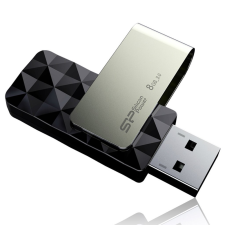 Silicon Power 8GB Blaze B30 USB3.0 pendrive - Fekete pendrive