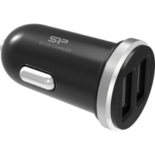 Silicon Power CC102P Autós Dual-USB Töltő (5V / 2.1A) Fekete mobiltelefon kellék