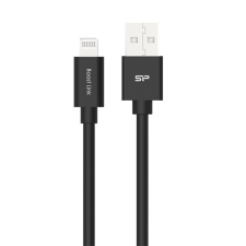 Silicon Power Kábel - USB to Lightning (Fekete, 1m, 480MB/s, Apple MFi Certified) kábel és adapter