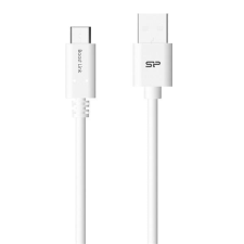 Silicon Power Kábel - USB to USB Type-C (Fehér, 1m, QC 3.0/QC 2.0, 480MB/s) kábel és adapter