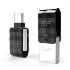 Silicon Power Mobile C31 USB 3.2/USB-C 16GB pendrive (fekete) (SP016GBUC3C31V1K) pendrive