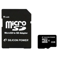 Silicon Power Standard 8GB MicroSDHC 10 MB/s SP008GBSTH010V10SP memóriakártya