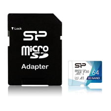 Silicon Power - Superior Pro Micro SDXC 64GB + adapter - SP064GBSTXDU3V20AB memóriakártya