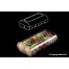 Silikomart macaron doboz, áttetsző, műanyag, 12 db