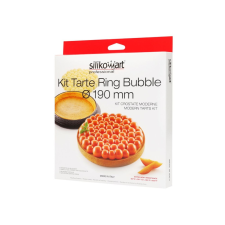 Silikomart , tarte forma, buborékmintás szilikonnal, 19 cm sütés és főzés
