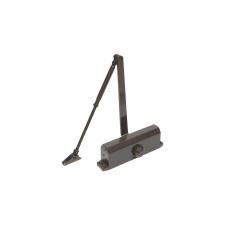 SILIN Ajtócsukó, ajtóhehúzó SA-5044AW-bn, 60-85kg-os ajtóra zár és alkatrészei