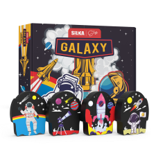 SILKA Radír, galaxis, 36 db/display, Silka radír