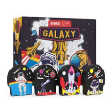 SILKA Radír, galaxis, 36 db/display, Silka (SILKA_55878) radír