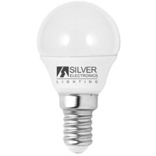 Silver Electronics Gömbölyű LED Izzó Silver Electronics Eco E14 5W Fehér fény izzó