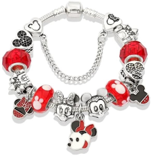 Silver Star karkötő - Mickey Minnie / P10929-906 - 21cm karkötő