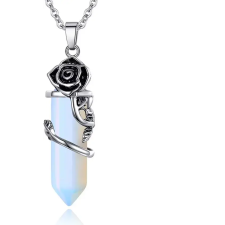 Silver Star Summermist női nyaklánc, rózsa, Syn.Opalite, 45 cm nyaklánc