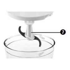 Silvercrest SSMS600C3/D3/D4 botmixerhez aprítókés kisháztartási gépek kiegészítői