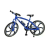 SilverHome 1:10 Méretarányú MTB Modellkerékpár - kék – Részletgazdag Gyűjtői Biciklimodell