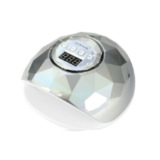 SilverHome F6 LED/UV műkörmös lámpa 86W - ezüstmetál uv lámpa