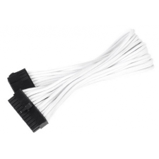 Silverstone 24-Pin ATX - 24-Pin ATX hosszabbító - 300mm fehér kábel és adapter