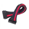 Silverstone 24-Pin ATX - 24-Pin ATX hosszabbító - 300mm fekete/piros