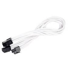Silverstone 8-Pin EPS - 4+4-Pin ATX/EPS hosszabbító - 300mm fehér kábel és adapter