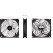  SilverStone Airi Penetrator 140i ARGB, 140 mm - fekete  (SST-AP140i-ARGB) hűtés