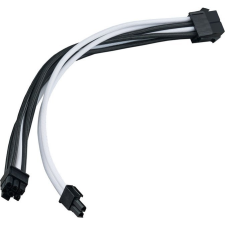 Silverstone PCIe Verlängerungskabel SST-PP07E-PCIBW (schwarz/weiß, 30cm) (SST-PP07E-PCIBW) kábel és adapter