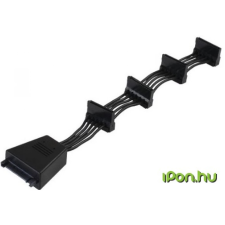 Silverstone SATA tápkábel elosztó kábel és adapter