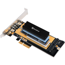  SilverStone TP02-M2 passzív SSD hűtő, alumínium (SST-TP02-M2 / 50007) hűtés
