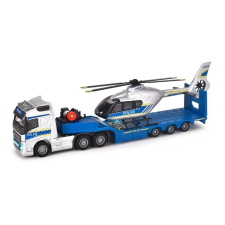 Simba Majorette Grand Volvo teherautó + helikopter készlet (1:43) - Kék/fehér (213716000038) autópálya és játékautó