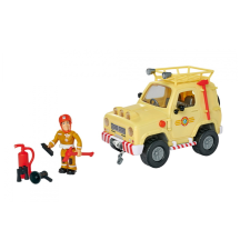 Simba Sam, a tűzoltó - 4 x 4 terepjáró autó Sam figurával (109252511) autópálya és játékautó