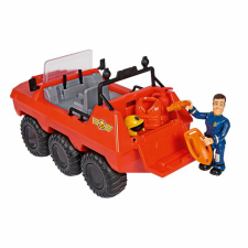 Simba Sam a tűzoltó Hydrus mentő jármű - Piros autópálya és játékautó