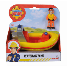 Simba Sam a tűzoltó - Mini Neptune mentőcsónak Elvis figurával játékfigura