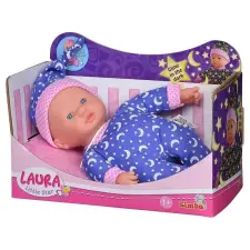 Simba Toys Laura Little Star baba sötétben világító pizsamában baba