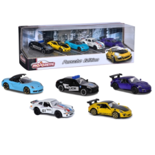 Simba Toys Majorette: Porsche Edition fém kisautók 5db-os szett 1/64 - Simba Toys autópálya és játékautó
