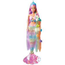 Simba Toys Steffi Love - Sellő barbie baba szivárványszínű extra hosszú hajjal baba