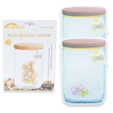 Simítózáras élelmiszer tasak - 2 db / 16 x 25 x 7 cm papírárú, csomagoló és tárolóeszköz
