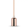  Simple mini zsinór függeszték (E27) - rose gold színű