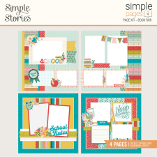 Simple Stories Book Fair Kivágatok Simple Pages Kit 1 csomag matrica