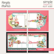 Simple Stories Kivágatok , Dreamer / Simple Stories Simple Pages Kit (1 csomag) matrica