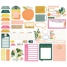Simple Stories Kivágatok , Journal Bits / Simple Stories Good Stuff (1 csomag) matrica