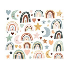Simple Stories Kivágatok , Rainbow Bits / Simple Stories Boho Baby (1 csomag) matrica