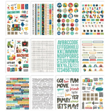 Simple Stories Matrica , Sticker Book / Simple Stories Family Fun (12 ív) matrica