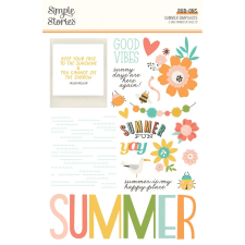 Simple Stories Summer Snapshots Matrica Rub-Ons 2 ív matrica