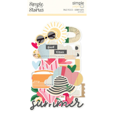 Simple Stories Sunny Days Kivágatok Simple Pages Pieces 1 csomag matrica