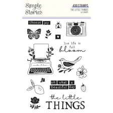 Simple Stories Szilikonbélyegző - Clear Stamps - The Little Things (1 csomag) bélyegző