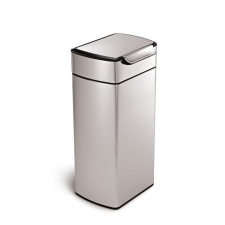 SimpleHuman CW2015 30 literes négyszögletes, érintő nyitású, rozsdamentes szemetes szemetes