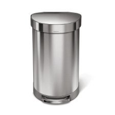 SimpleHuman CW2030 45 literes félkör alakú pedálos szemetes - rozsdamentes szemetes