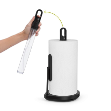 simplehuman KT1200 konyhai papírtörlő tartó tisztítószer permetezővel, fekete papírárú, csomagoló és tárolóeszköz