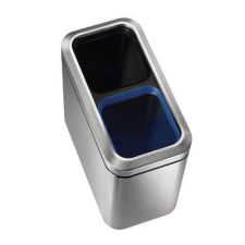SimpleHuman Sim Open Recycler szemetes, 20 l, matt rozsdamentes acél% szemetes
