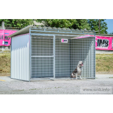 SINB Lucas Kutya kennel, 3x2m alapterület, padozat nélkül szállítóbox, fekhely kutyáknak